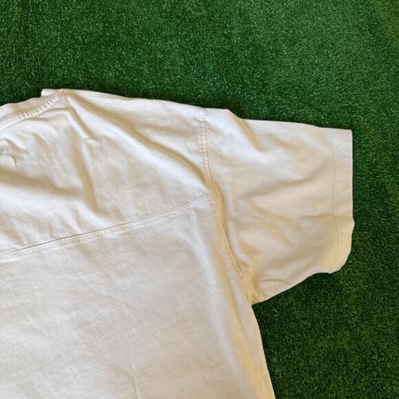 Zara Boxy Fit Solid Beige Big Pocket Short Sleeve Crewneck T-Shirt Size 13-14 - Picture 13 of 13